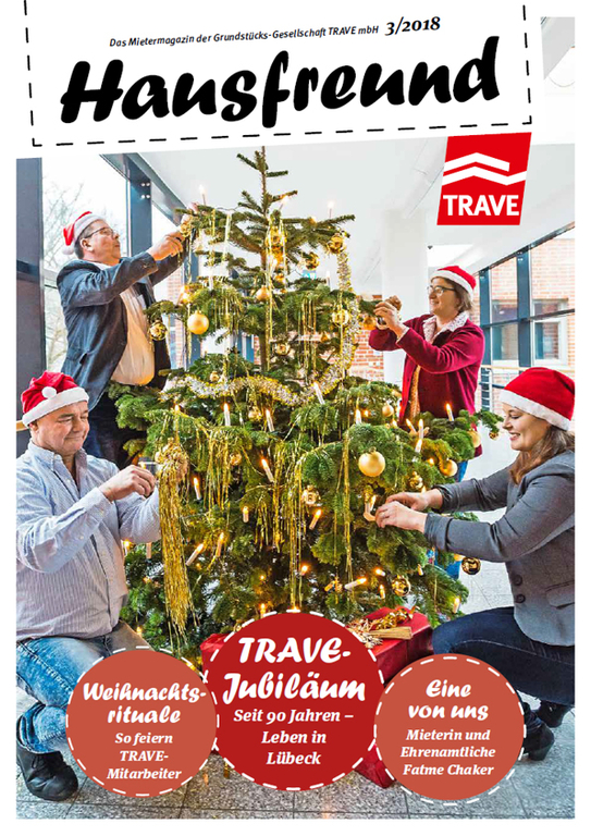 Titelseite Mietermagazin Hausfreund Ausgabe 3 im Jahr 2018