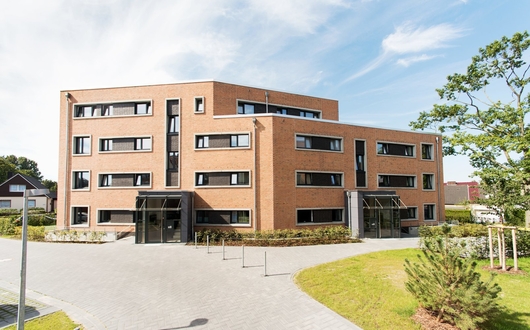 Neubau der TRAVE, Utkiek 2 bis 12 Moderner Neubau in Kücknitz (Utkiek).