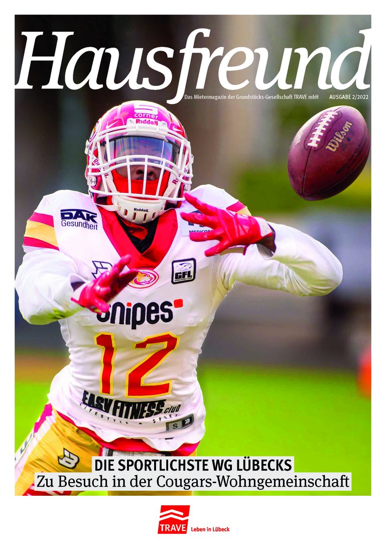 Titelseite Mietermagazin Hausfreund Ausgabe 2 im Jahr 2022