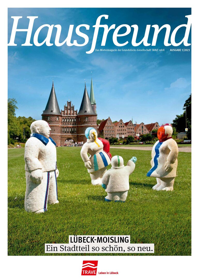 Titelseite Mietermagazin Hausfreund Ausgabe 1 im Jahr 2023