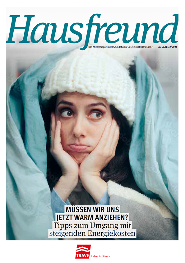 Titelseite Mietermagazin Hausfreund Ausgabe 2 im Jahr 2021
